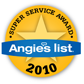 Angies' List Super Service Award 2010